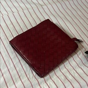 Bottega Veneta Rich Burgundy Leather Wallet